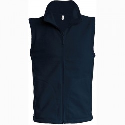 Plain Luca zip-through microfleece gilet  Kariban 300 GSM